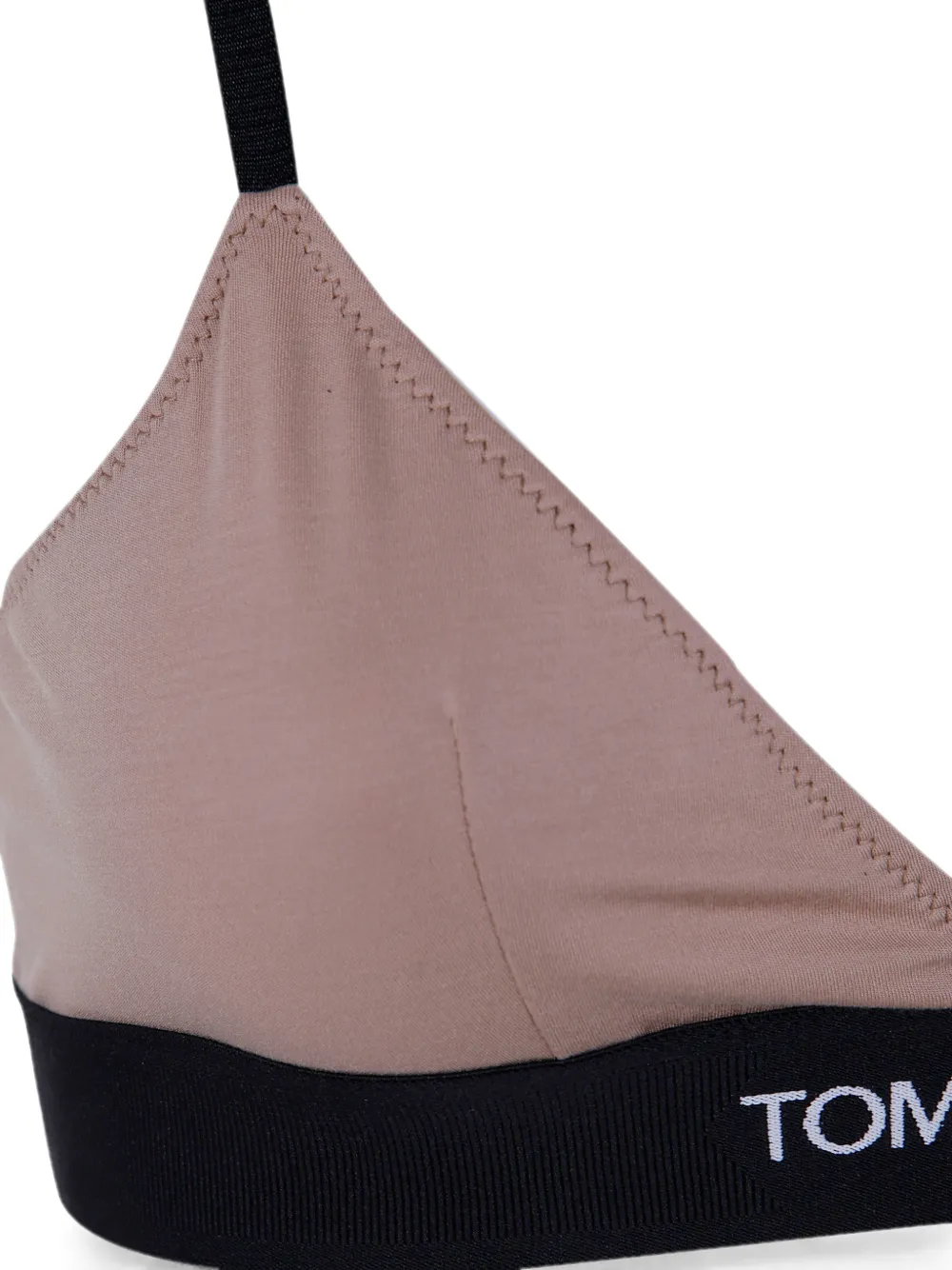 TOM FORD Triangel bh met logoband Beige
