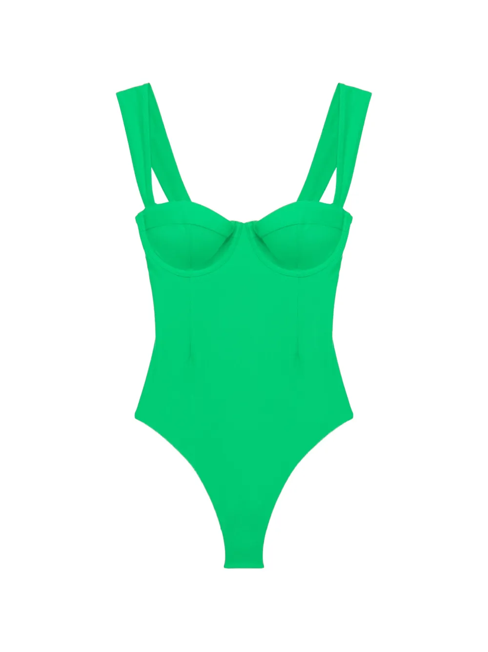 Simkhai Kyle Bustier swimsuit - Verde