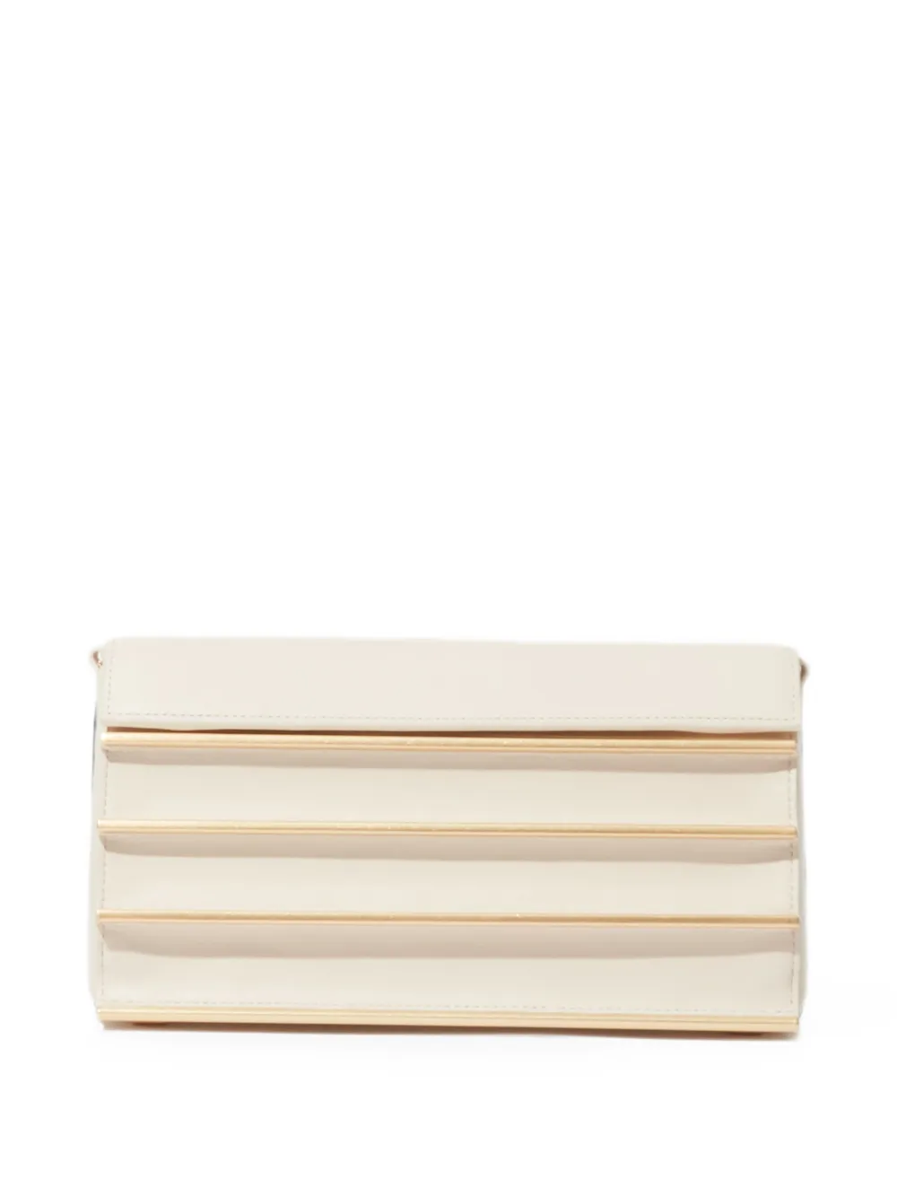 SIMKHAI Harper Tiered Shoulder Bag in Neutrals, view 3