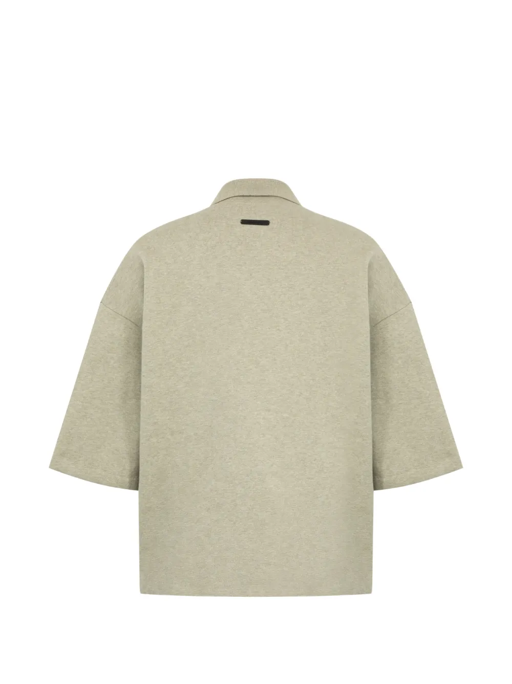 FEAR OF GOD ESSENTIALS Cropped poloshirt met vlakken Grijs