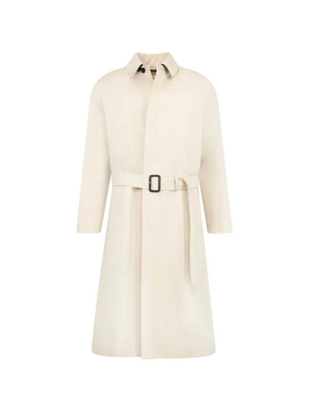 TOM FORD belted cotton-blend coat - Nude