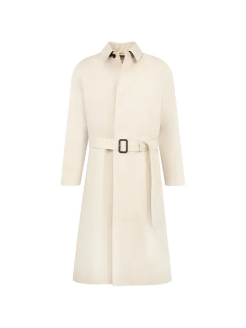 TOM FORD belted cotton-blend coat