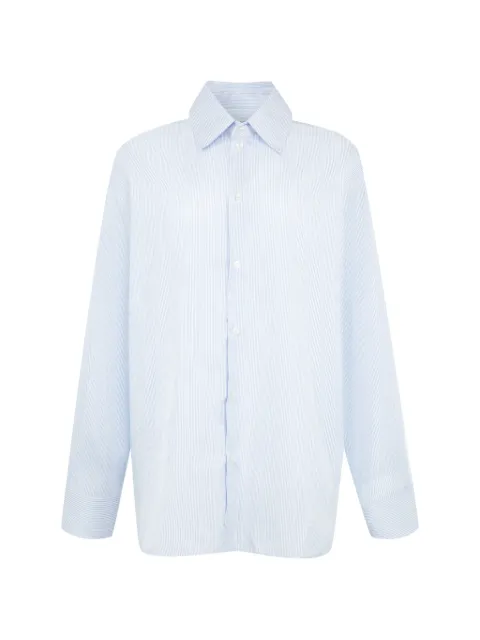Saint Laurent striped long-sleeve shirt