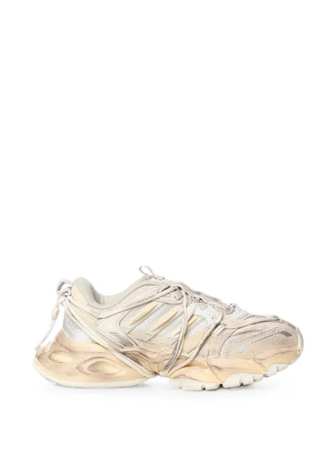 adidas distressed panelled sneakers