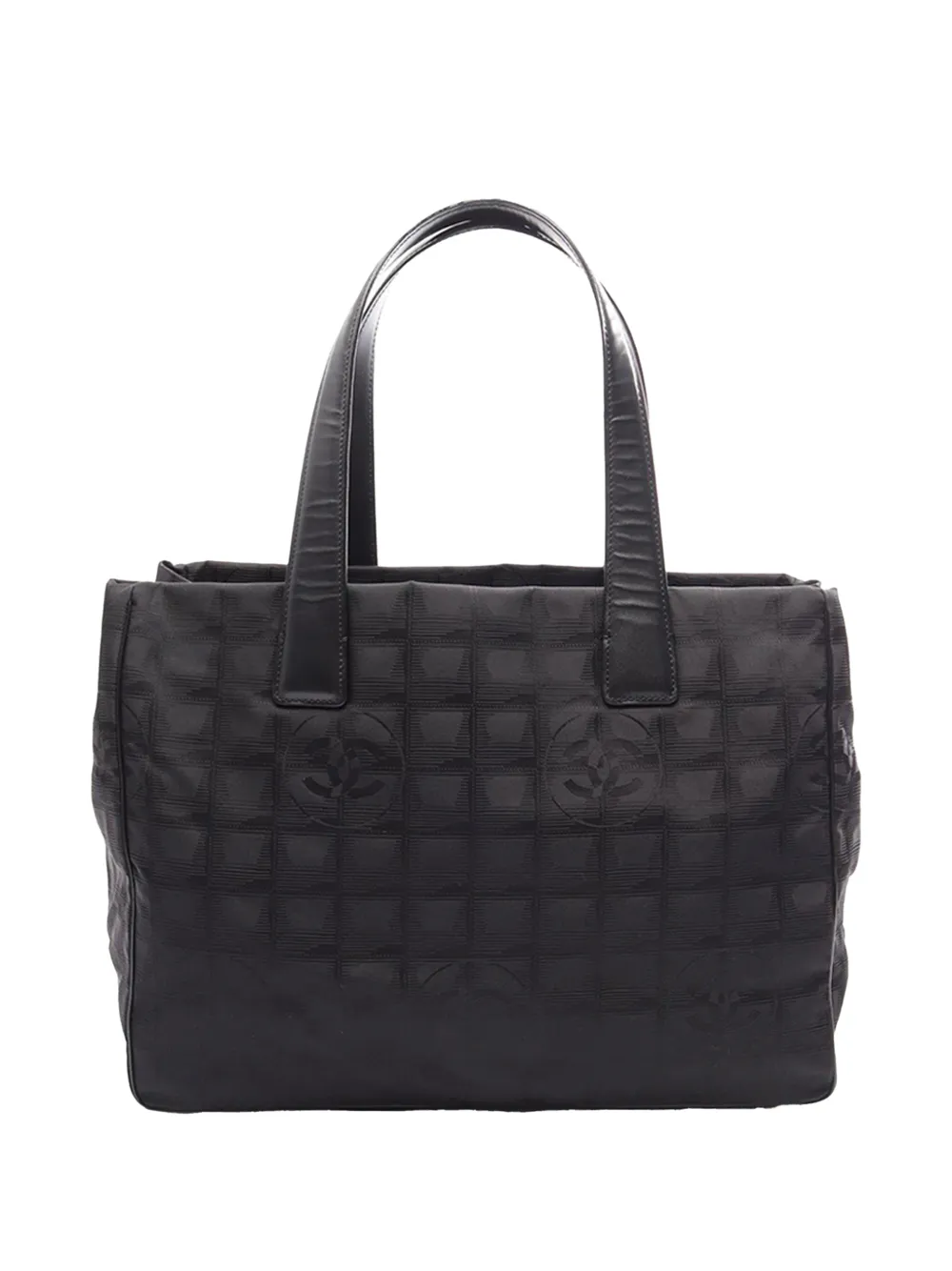 CHANEL Pre-Owned 2006-2008 New Travel Line Nylon tote bag - Nero