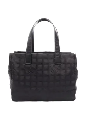 CHANEL Pre-Owned 2005-2006 New Travel Line MM Tote Bag | ブラック 