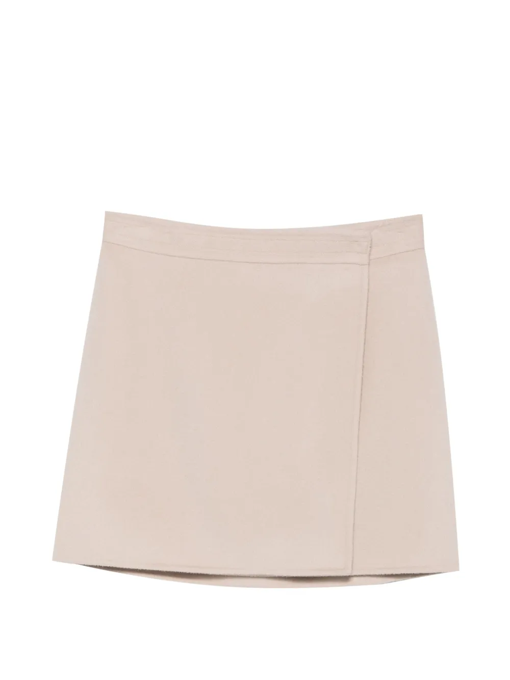 Semicouture Straight mini-rok Beige