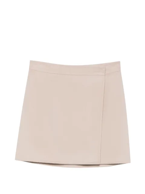 Semicouture straight-hem mini skirt