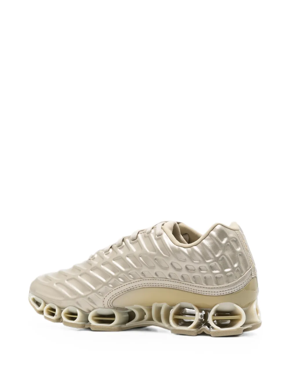 adidas F50 metallic-finish sneakers Beige