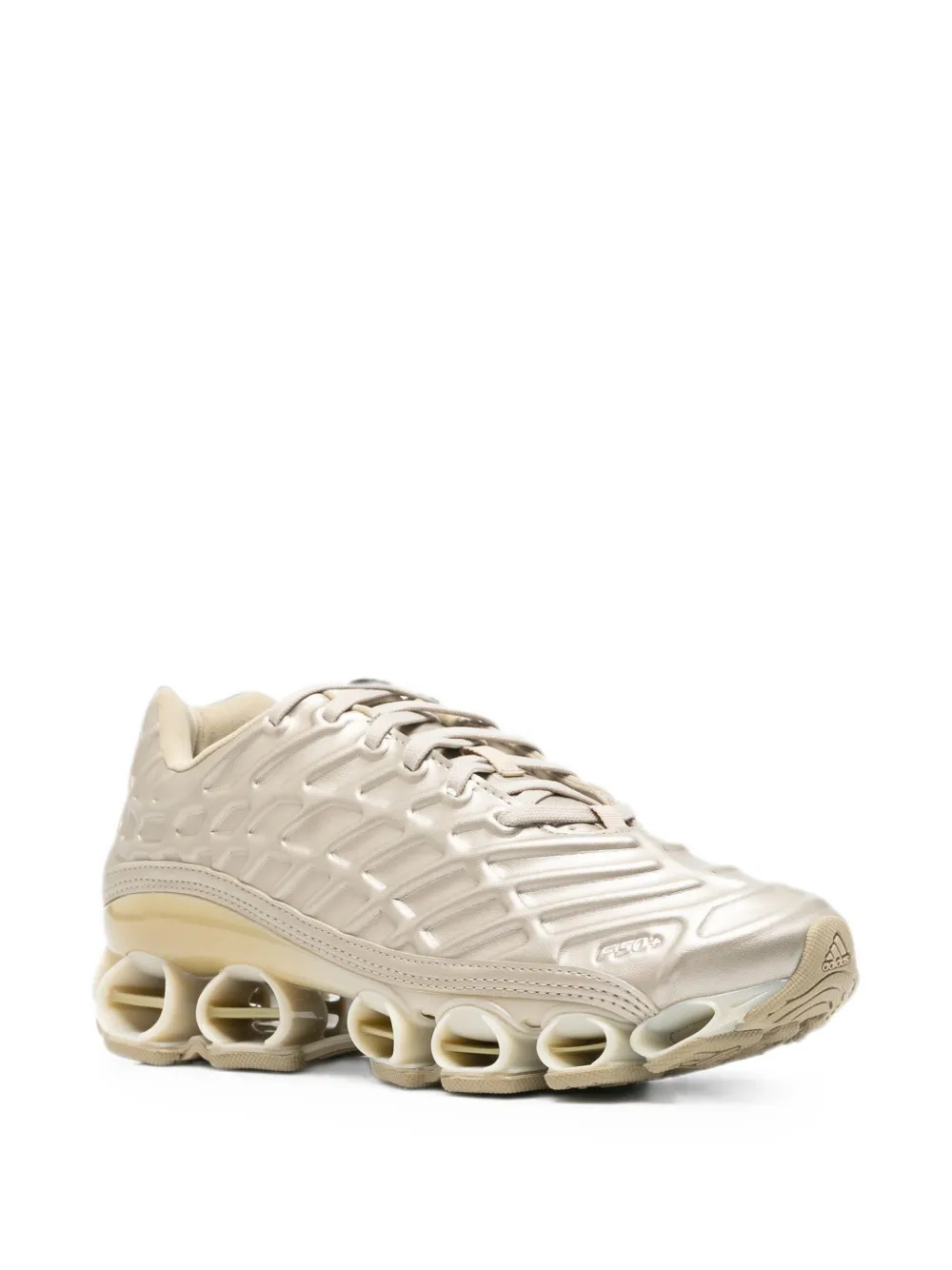 adidas F50 metallic-finish sneakers Beige