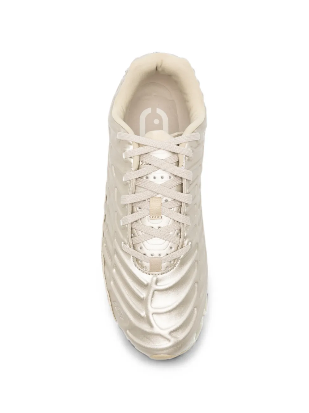 adidas F50 metallic-finish sneakers Beige