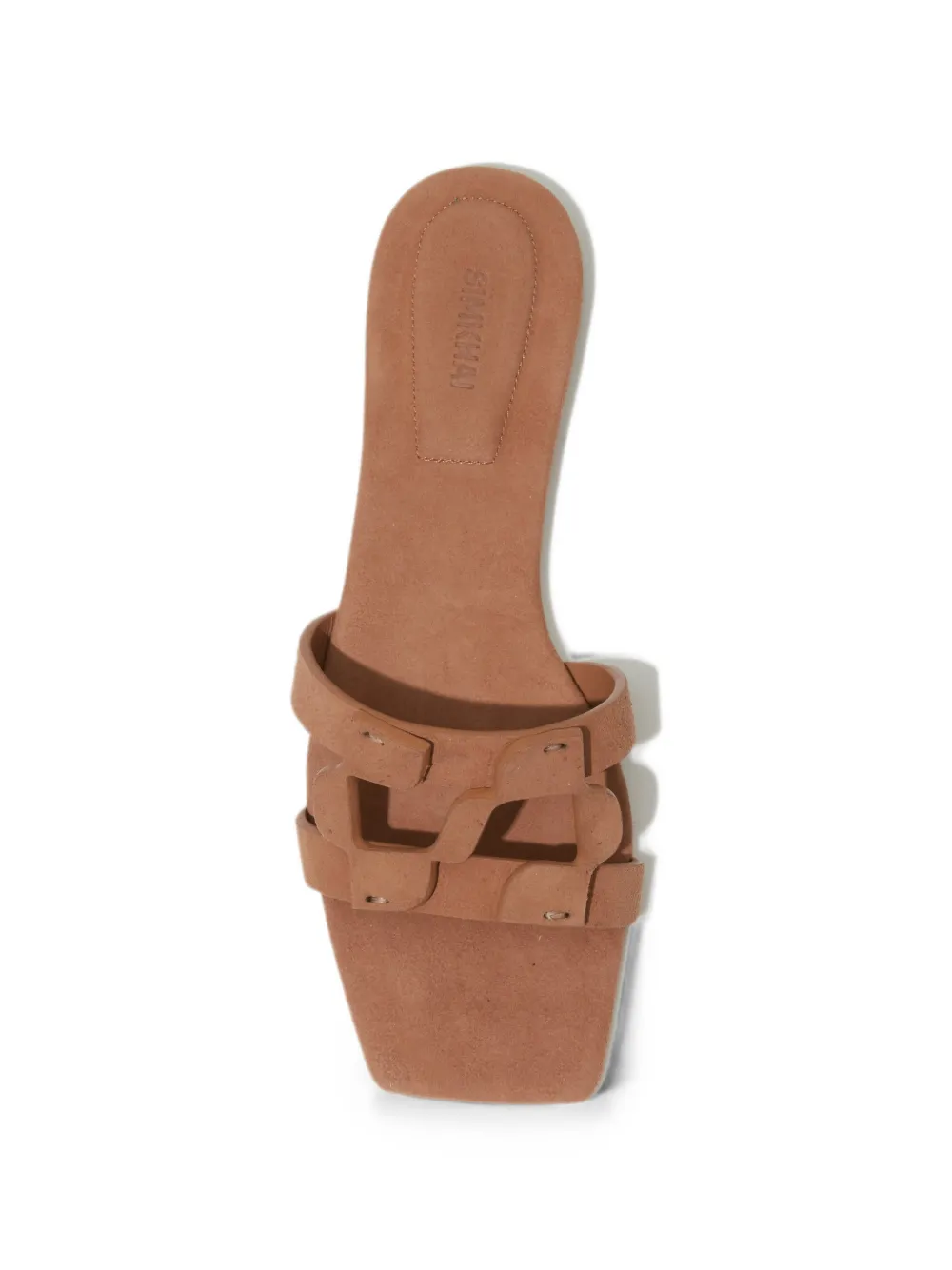 SIMKHAI Monogram suede sandals Bruin