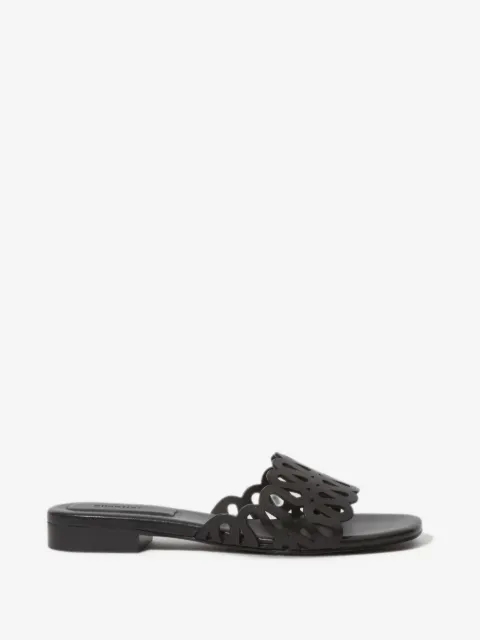 SIMKHAI  Mccall laser-cut flat sandals