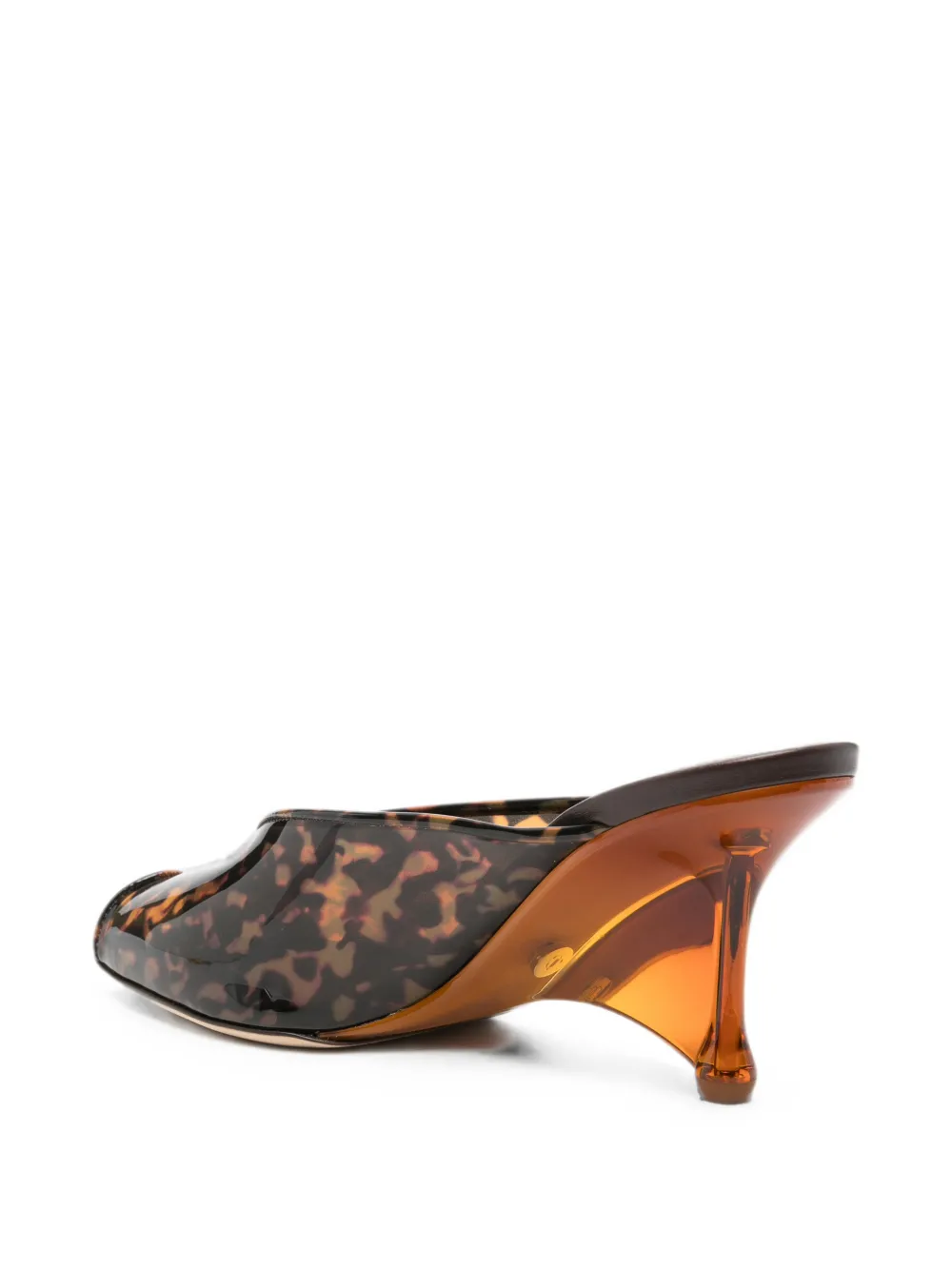 Jimmy Choo Glace tortoiseshell-effect mules Bruin
