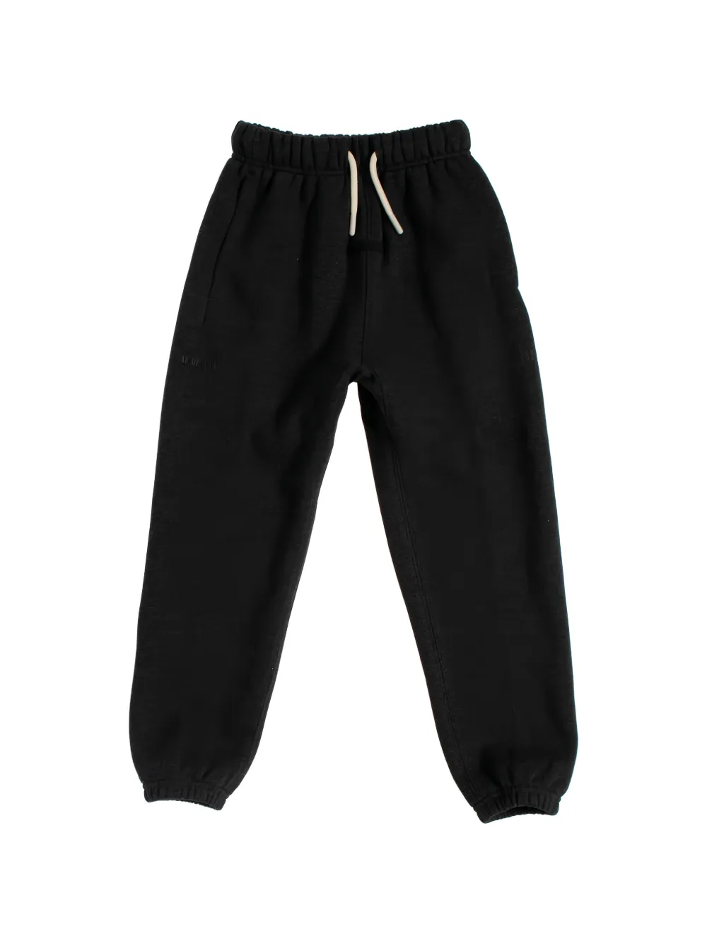 FEAR OF GOD ESSENTIALS KIDS fleece-texture drawstring track pants - Grigio