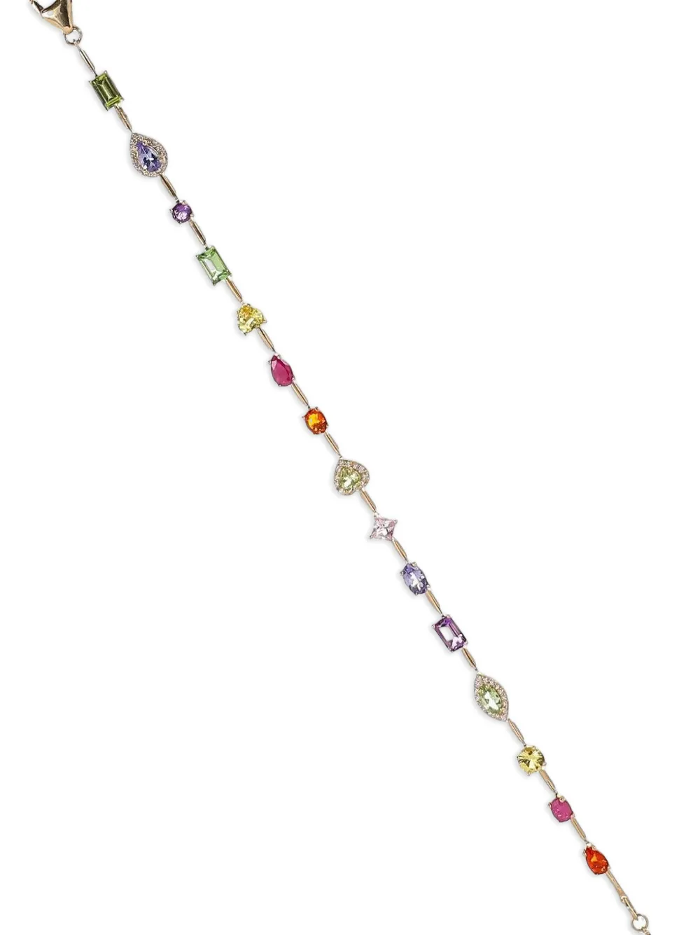 Eden Presley Rock Candy Armband mit Saphir und Diamant - Gold