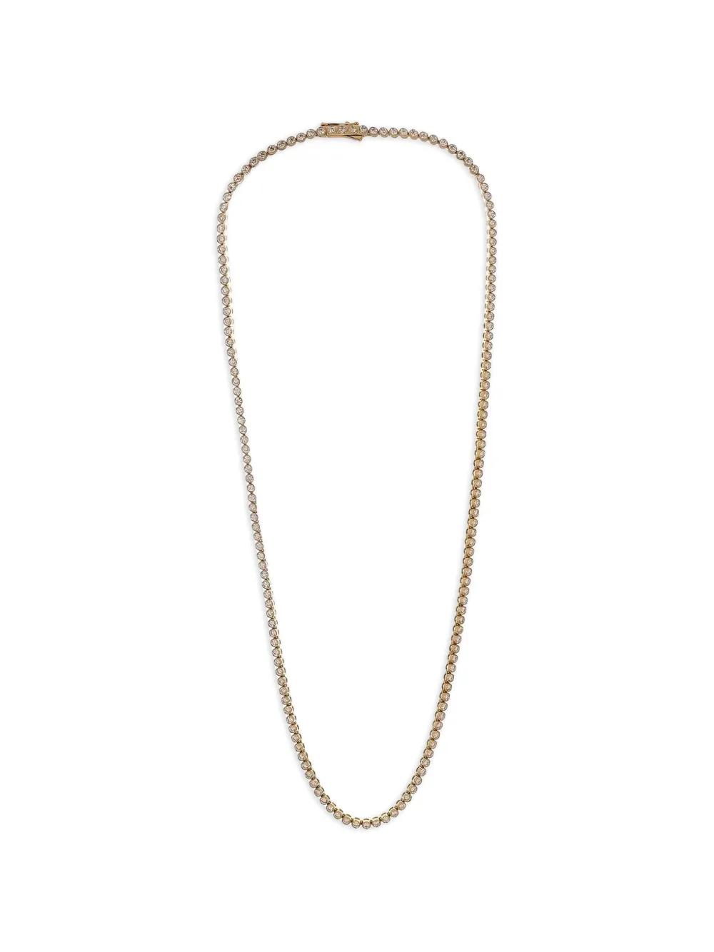 with love Halskette mit synthetischem Diamant - Gold