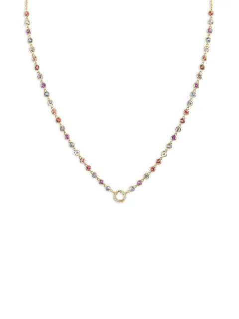 Eden Presley collier à pendentif en saphir et diamants