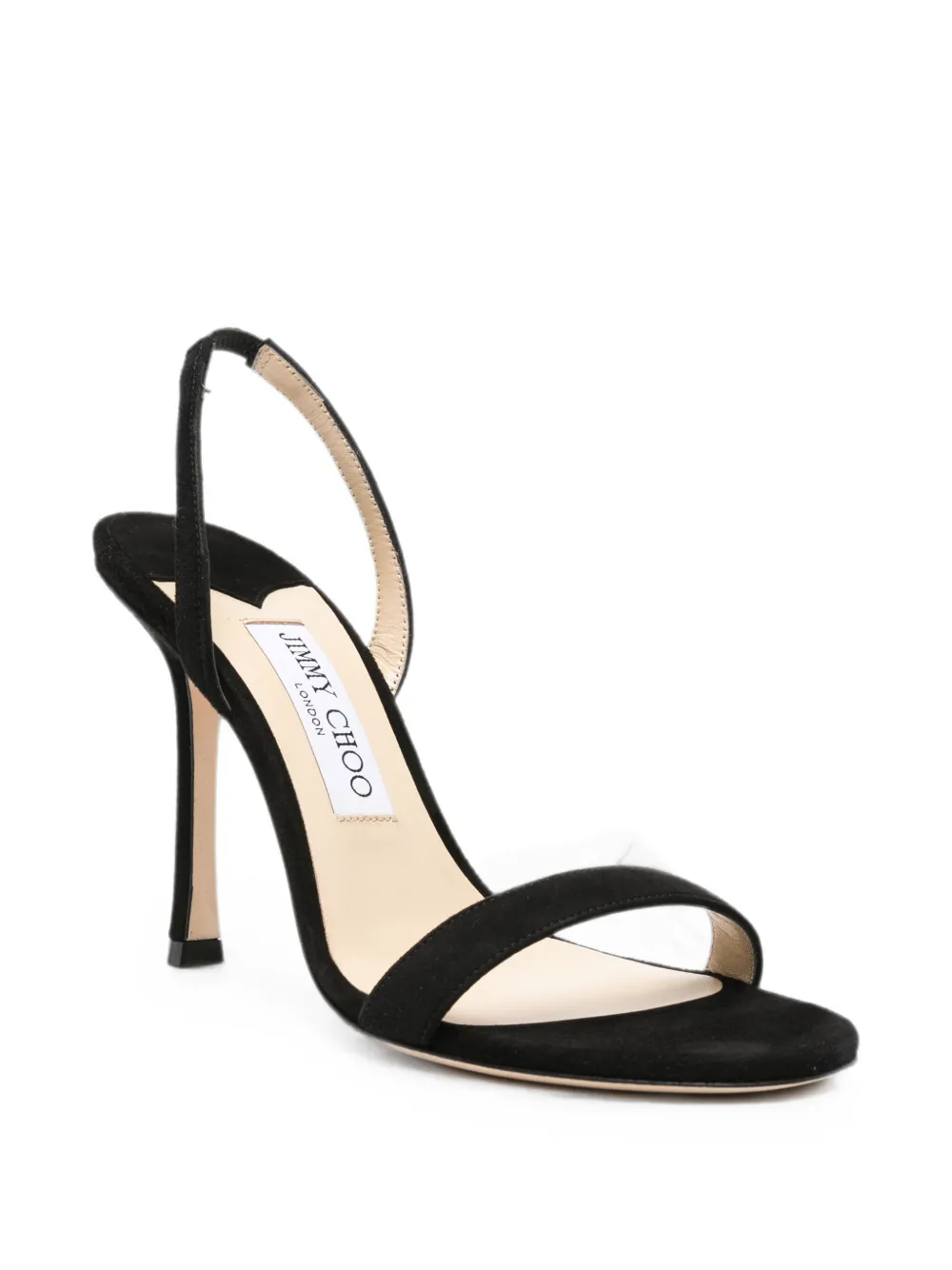 Jimmy Choo Jenn slingback sandalen Zwart