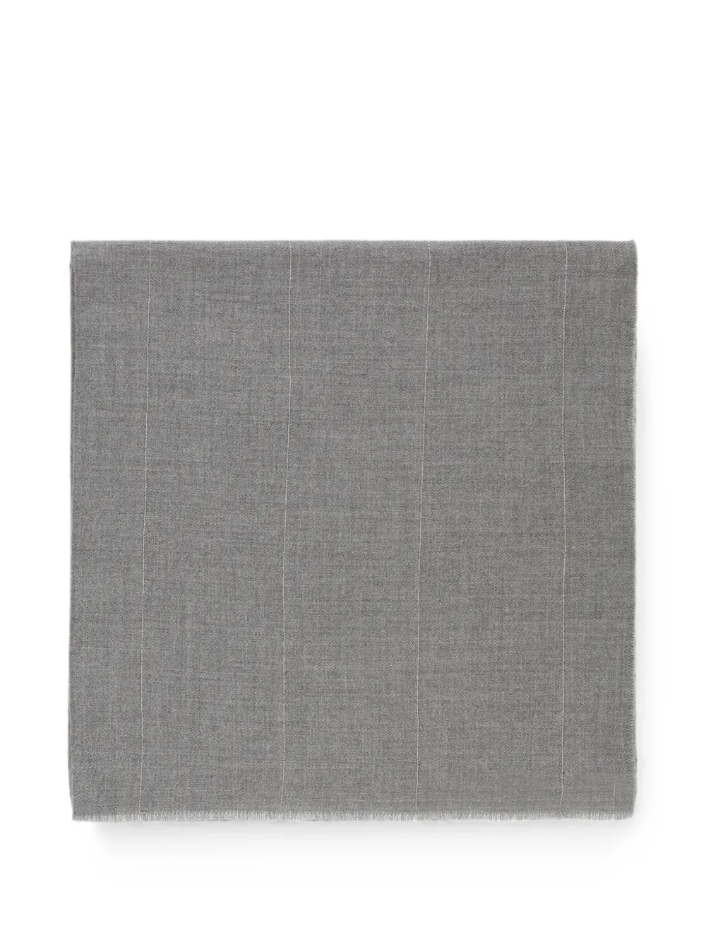 Peserico bead-embellished fringed scarf - Grigio