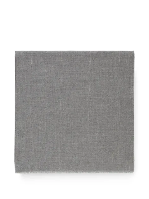 Peserico bead-embellished fringed scarf