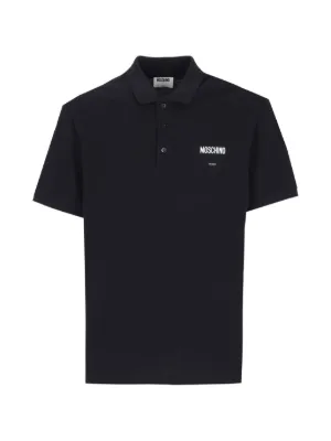 Raf Simons ロゴ ポロシャツ | ブラック | FARFETCH JP