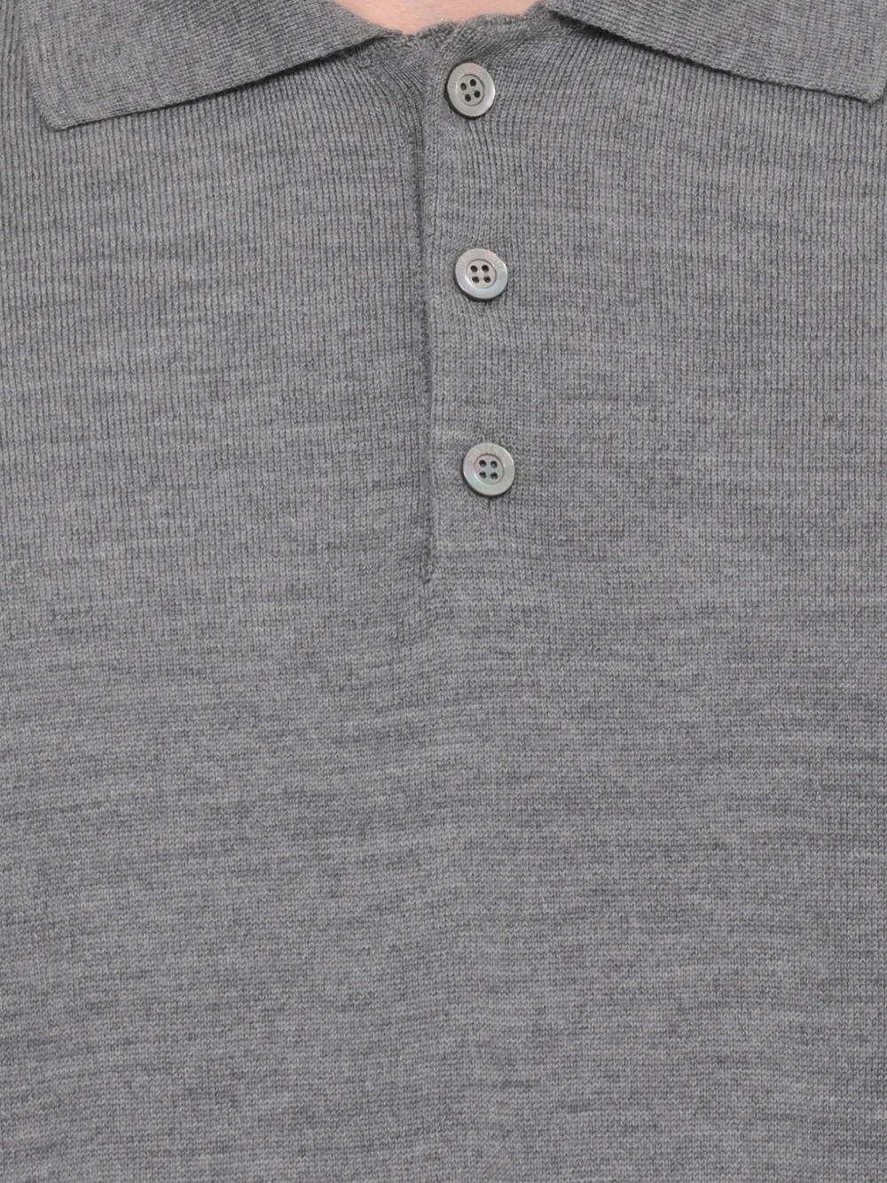 Moschino Wollen poloshirt Grijs