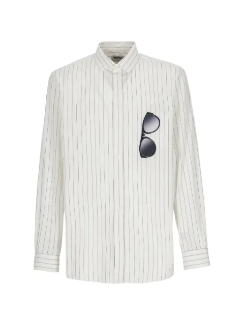 Moschino shirt in printed cotton poplin