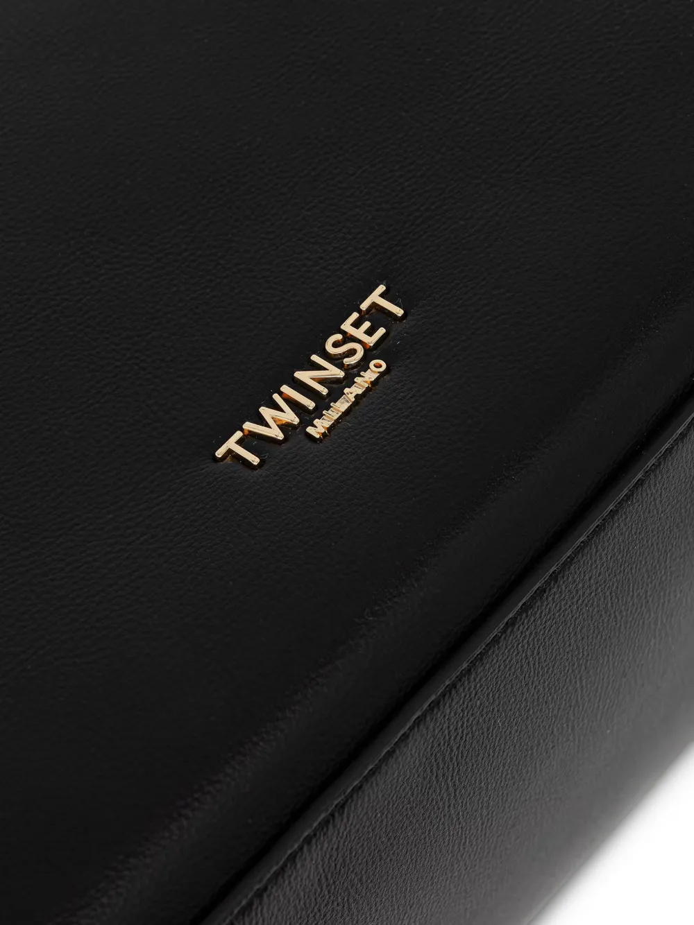 TWINSET shopper met logo-plakkaat en wikkelstijl Zwart