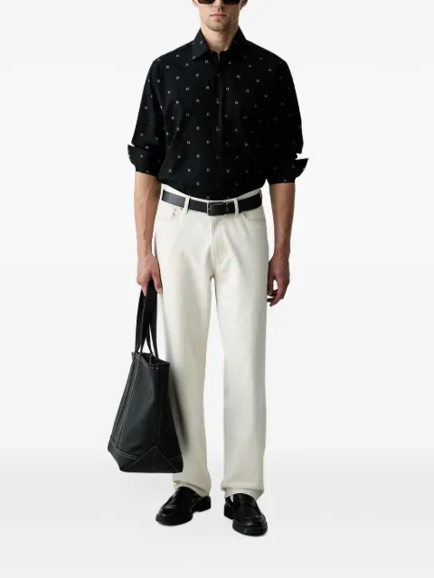 Karl Lagerfeld monogram-print shirt