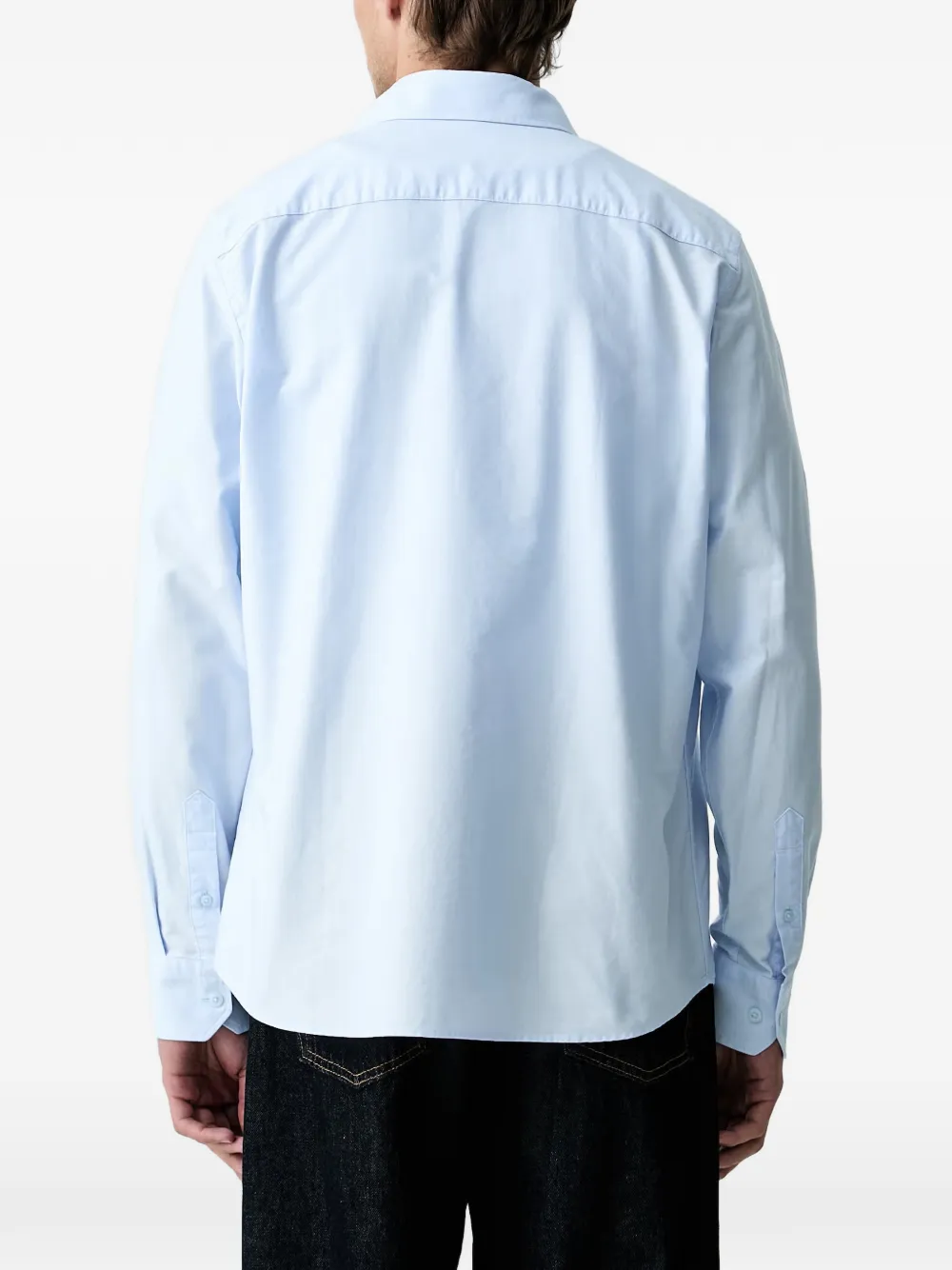 Karl Lagerfeld T-shirt met borduurwerk Blauw
