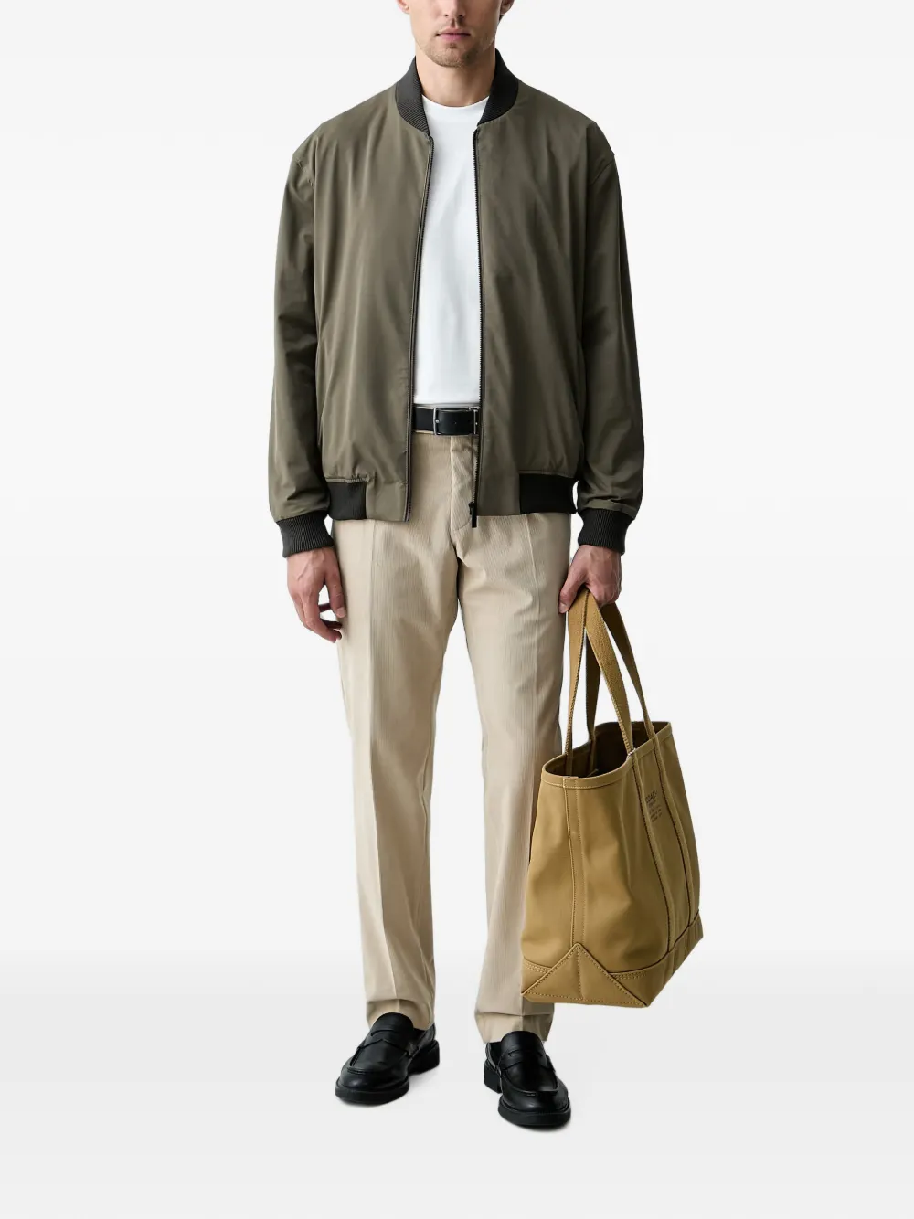 Karl Lagerfeld Ribfluwelen broek Beige