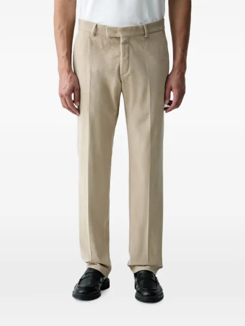 Karl Lagerfeld corduroy pressed-crease trousers