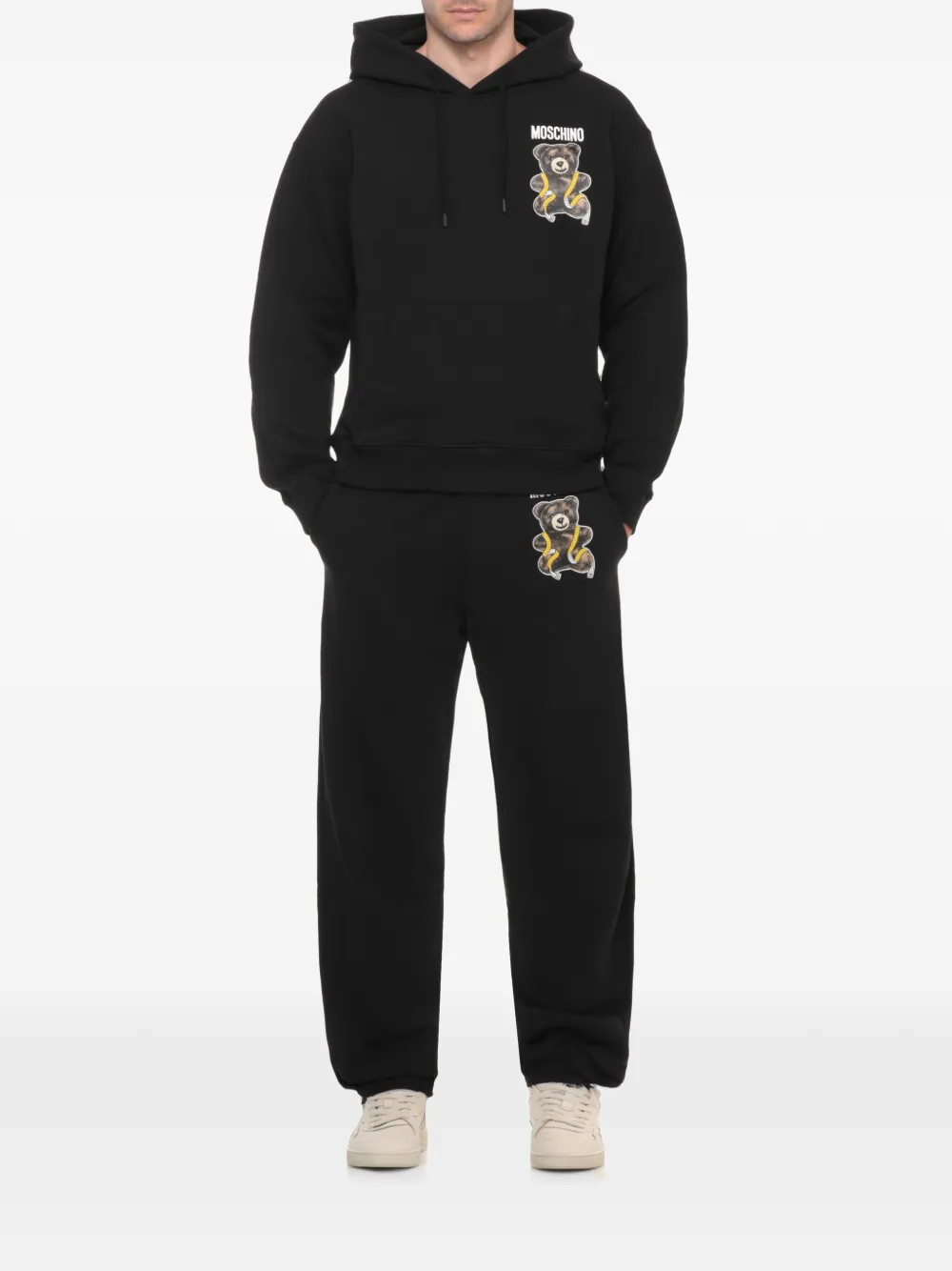 Moschino Trainingsbroek met teddybeerprint Zwart