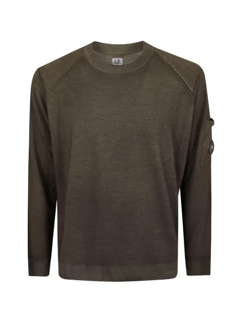 C.P. Company merino wool re-colour Lens crewneck sweater