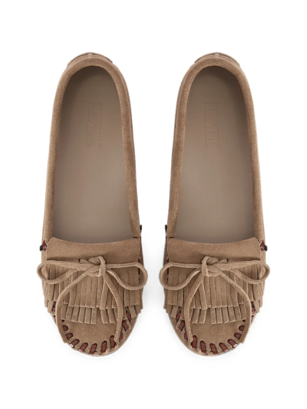 Paris Texas Indiana fringe ballet flats Beige