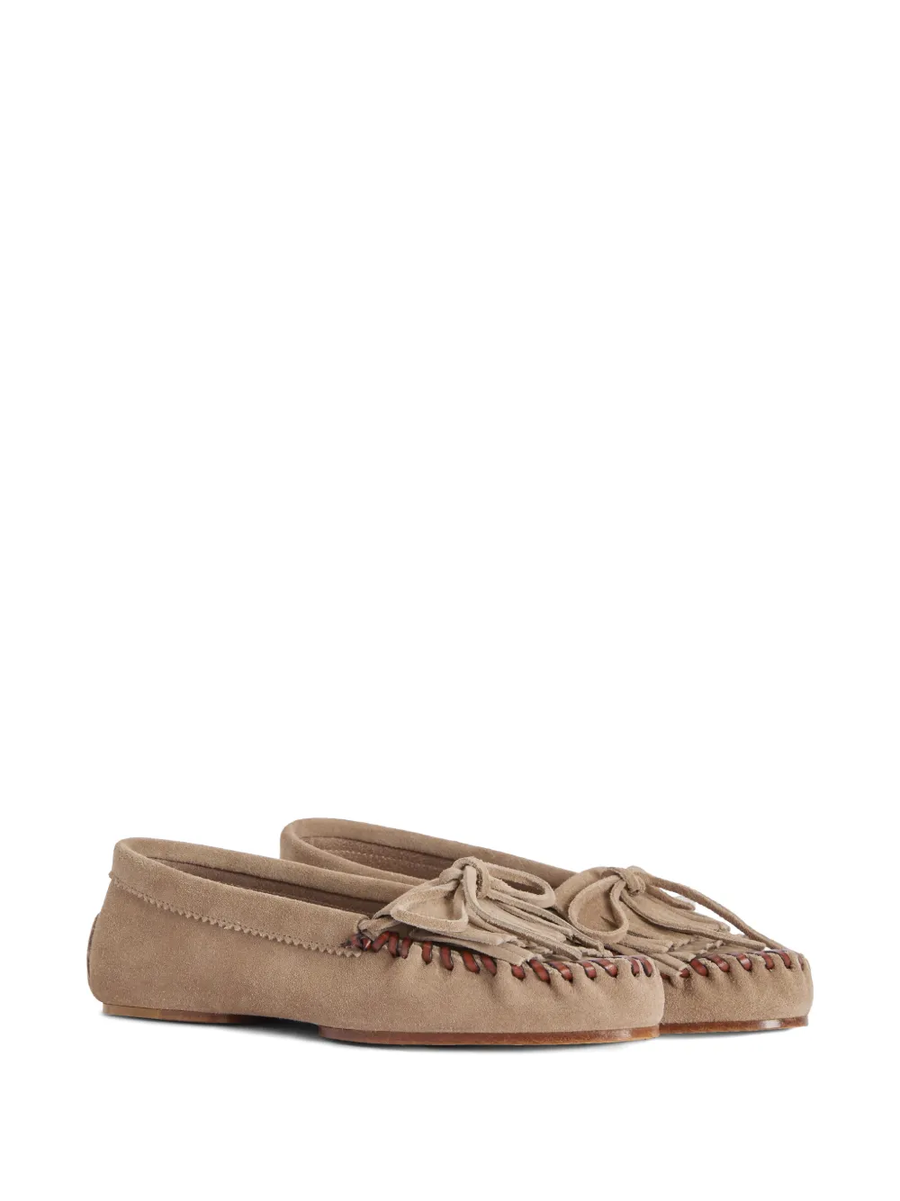 Paris Texas Indiana fringe ballet flats - Toni neutri