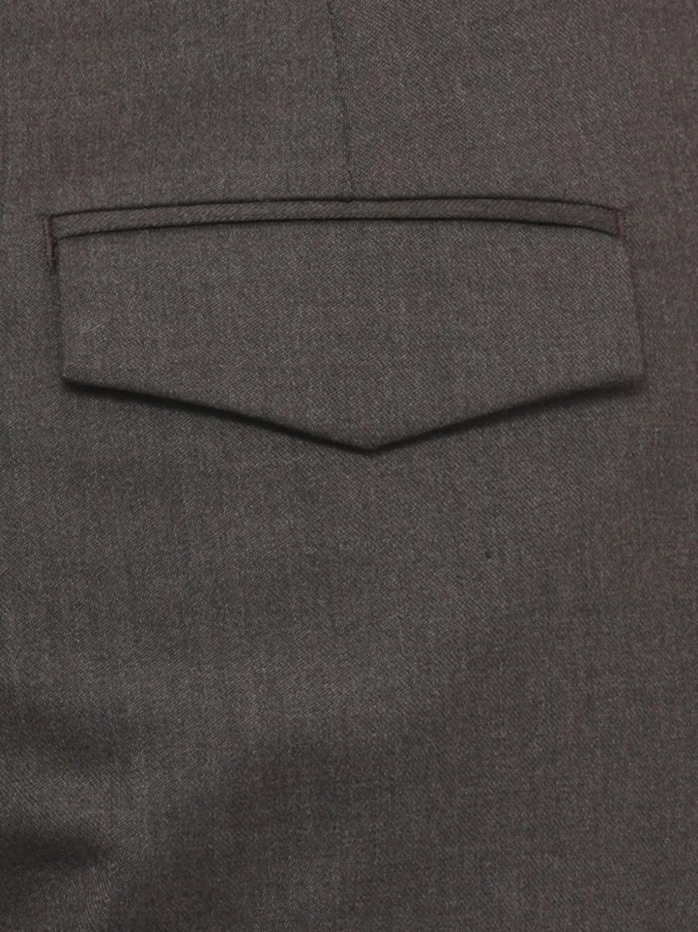 Peserico turn-up cuff tailored trousers Bruin