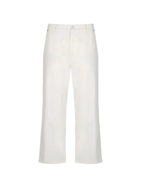 Moschino logo-patch jeans