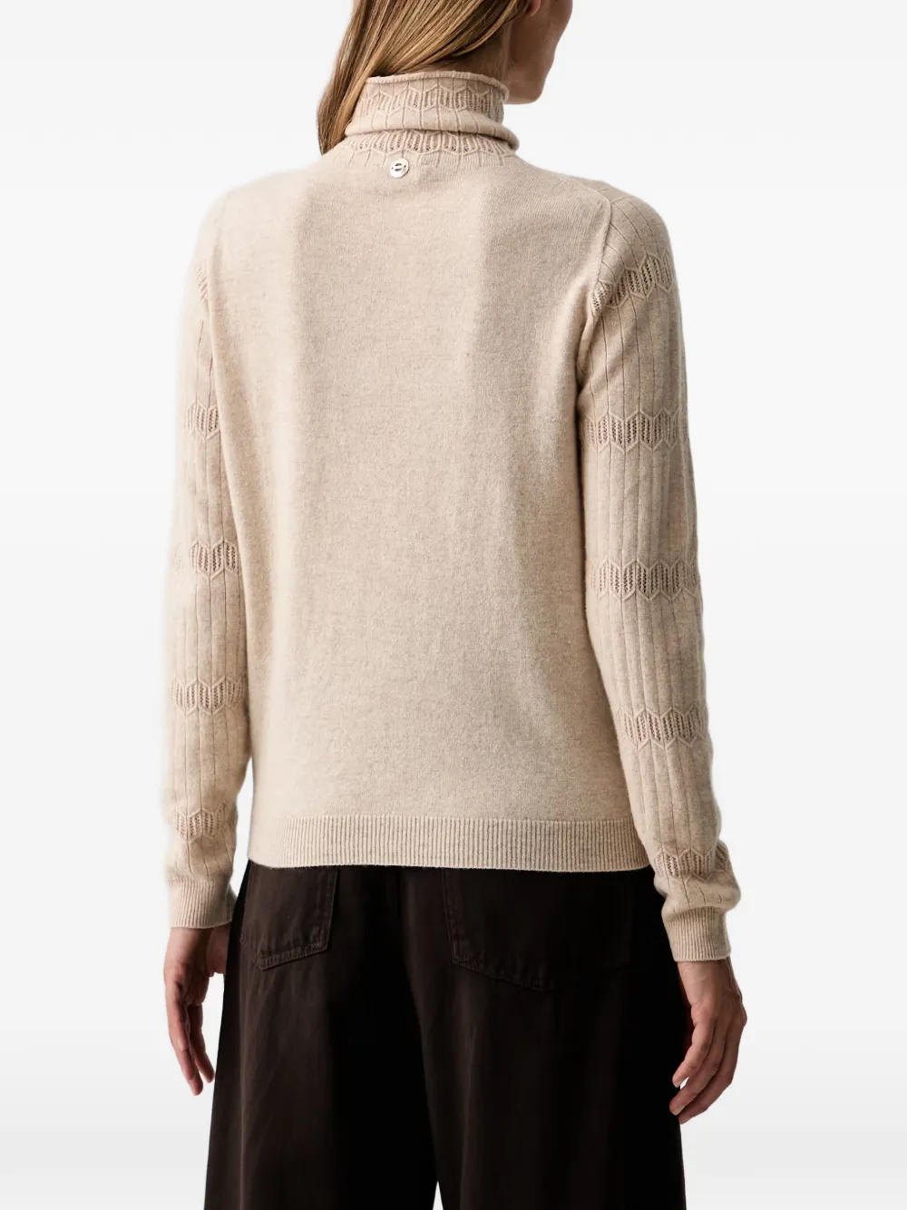 TWINSET Gebreide coltrui Beige