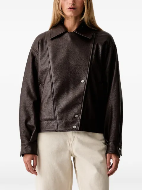 TWINSET textured press-stud jacket