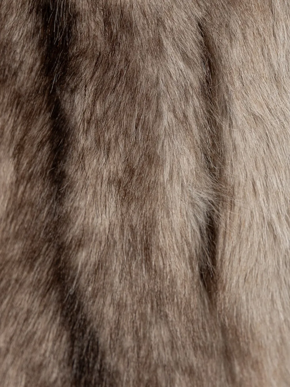 TWINSET Sjaal van imitatiebonr Beige