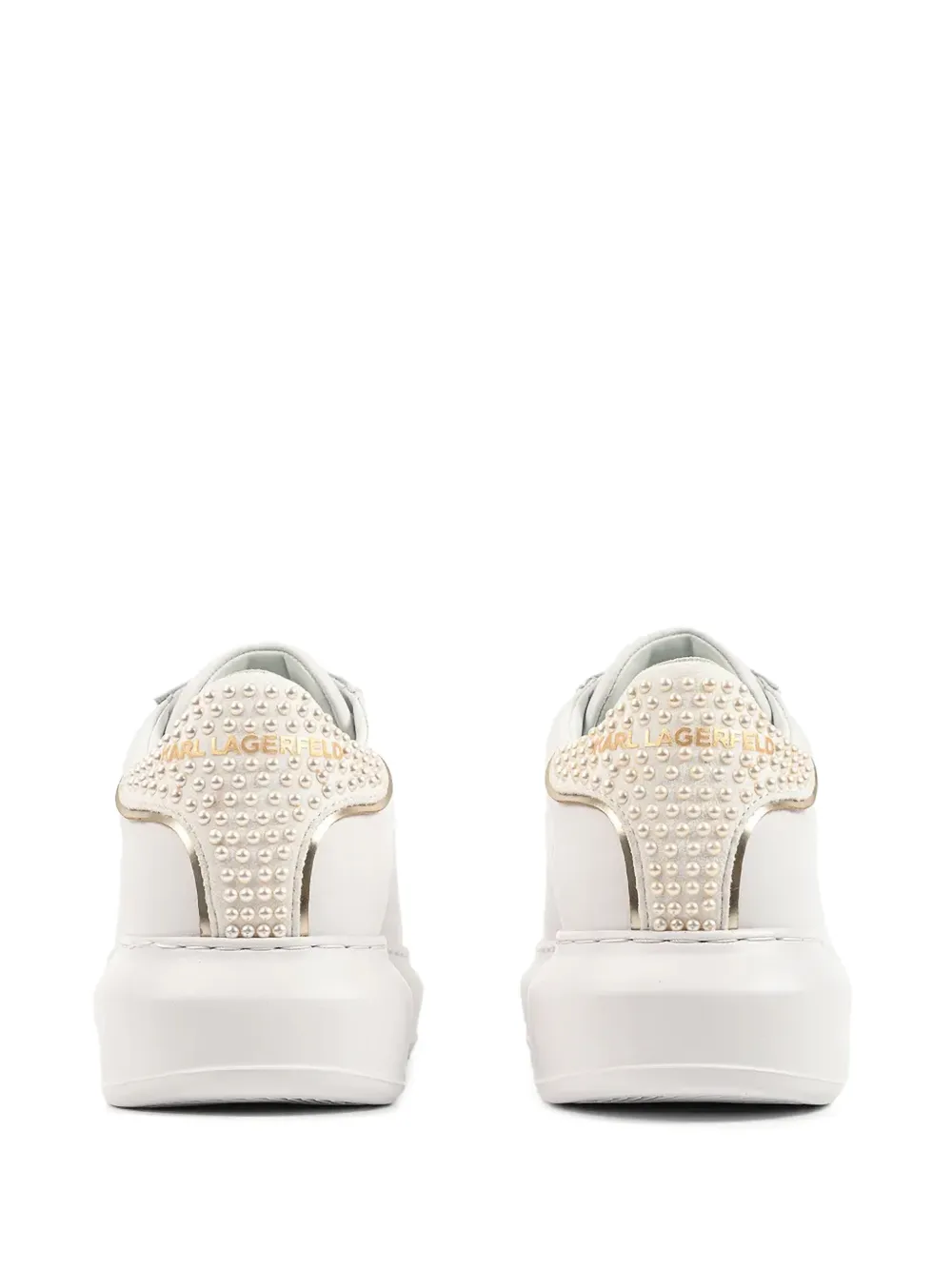 Karl Lagerfeld Sneakers verfraaid met logo Wit