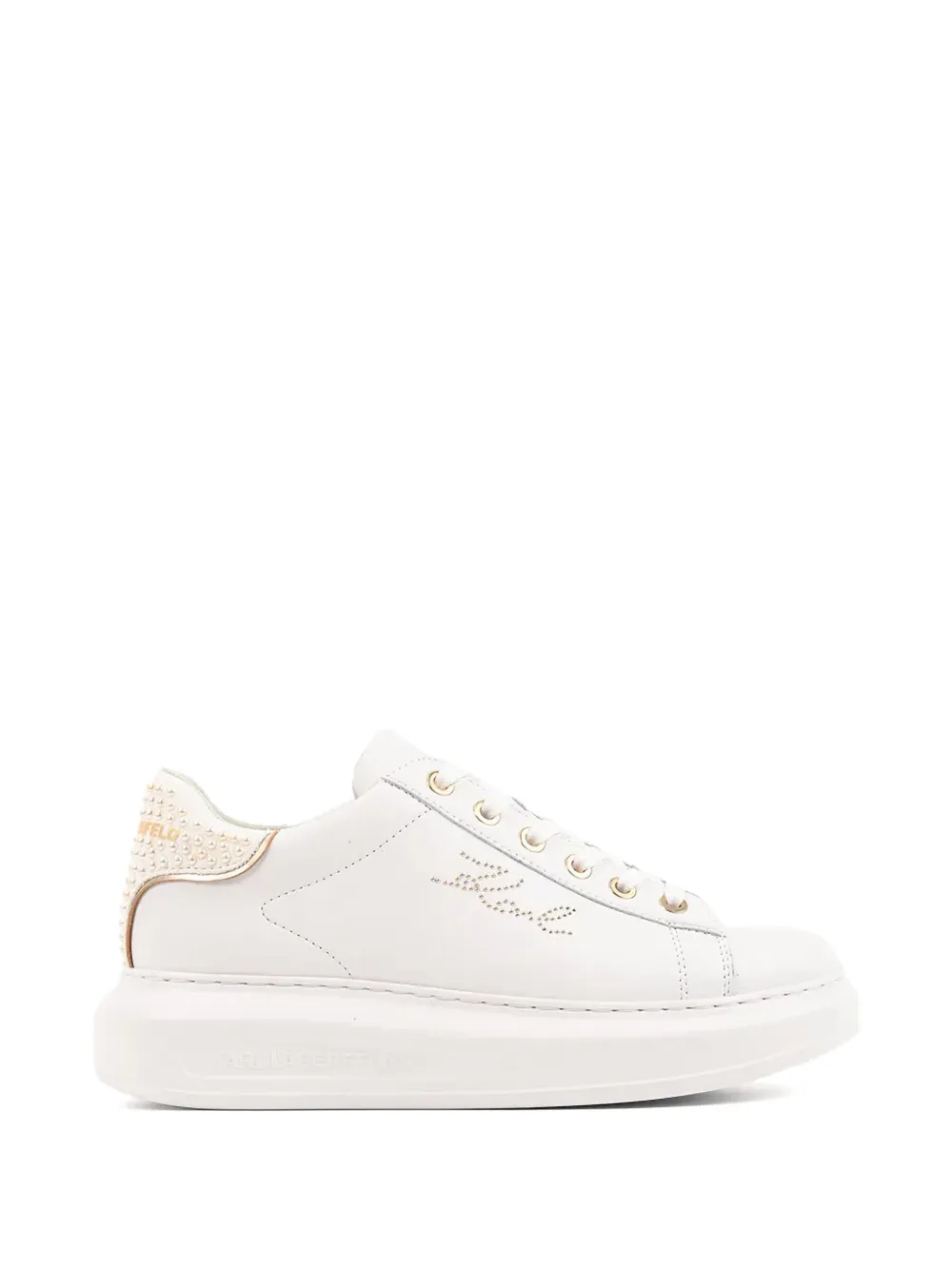 Karl Lagerfeld Sneakers verfraaid met logo Wit