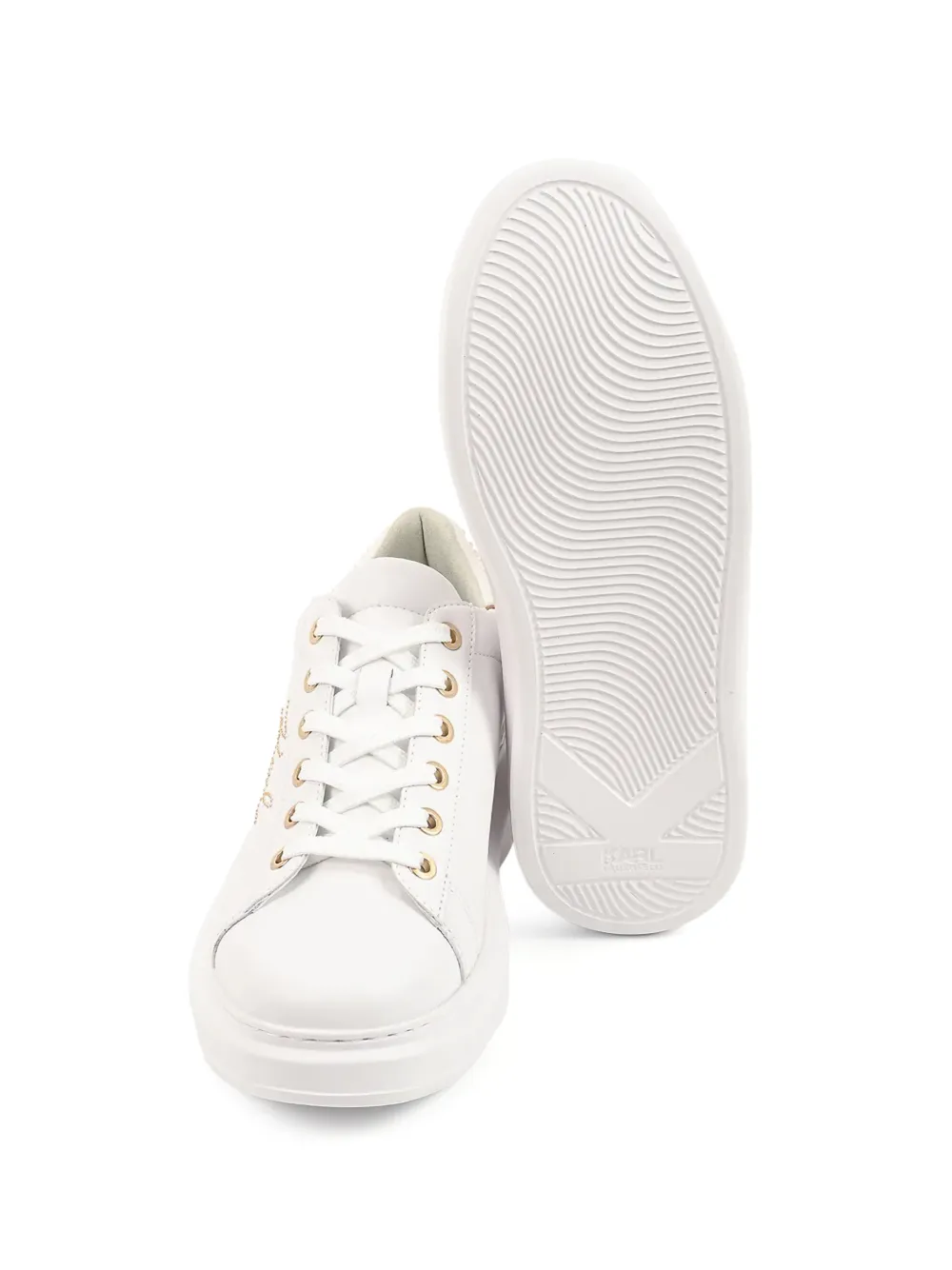 Karl Lagerfeld Sneakers verfraaid met logo Wit