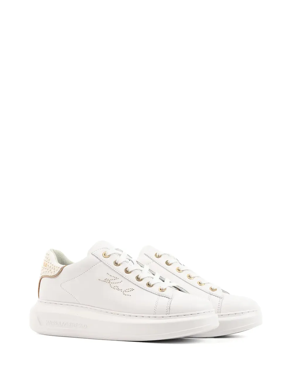 Karl Lagerfeld Sneakers verfraaid met logo Wit