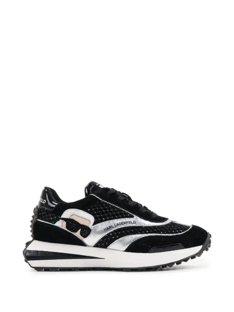 Karl Lagerfeld embellished panelled sneakers