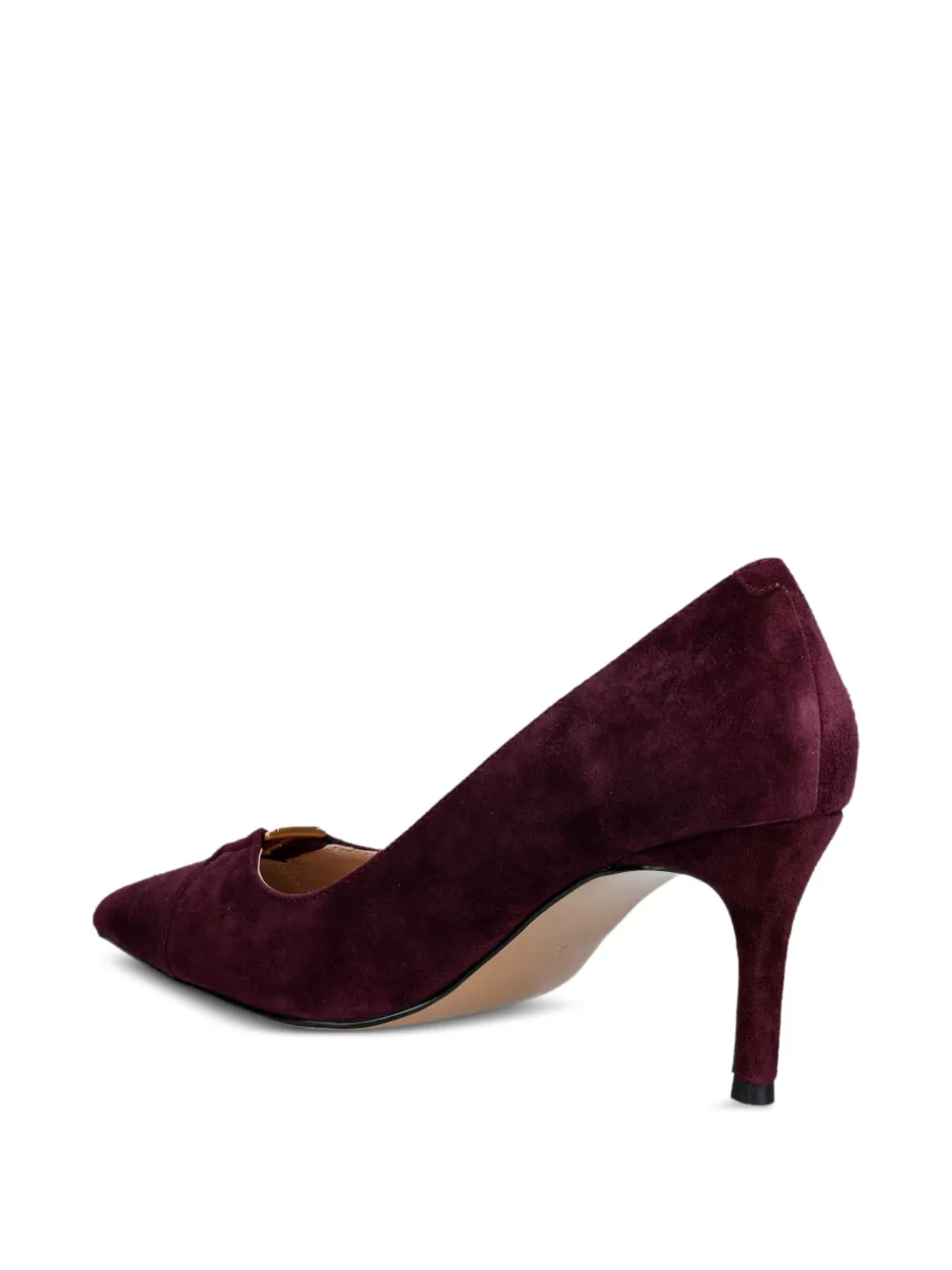 TWINSET suede court shoes with logo Rood