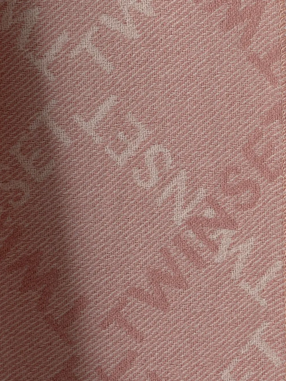 TWINSET Sjaal met logo-jacquard en franje Roze