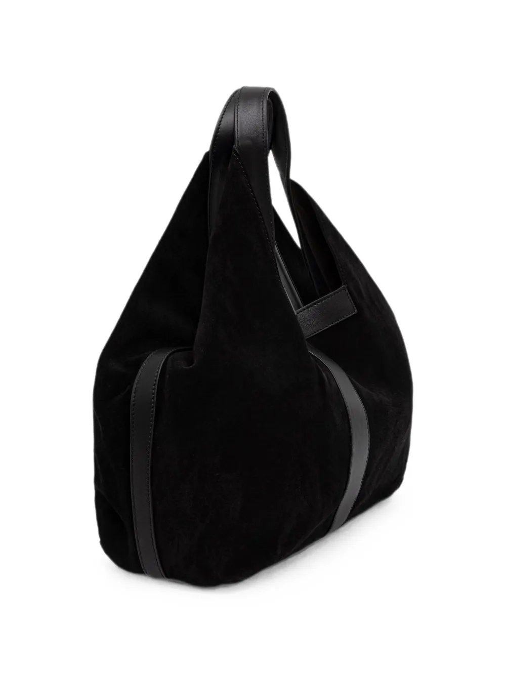 TWINSET Suède shopper Zwart